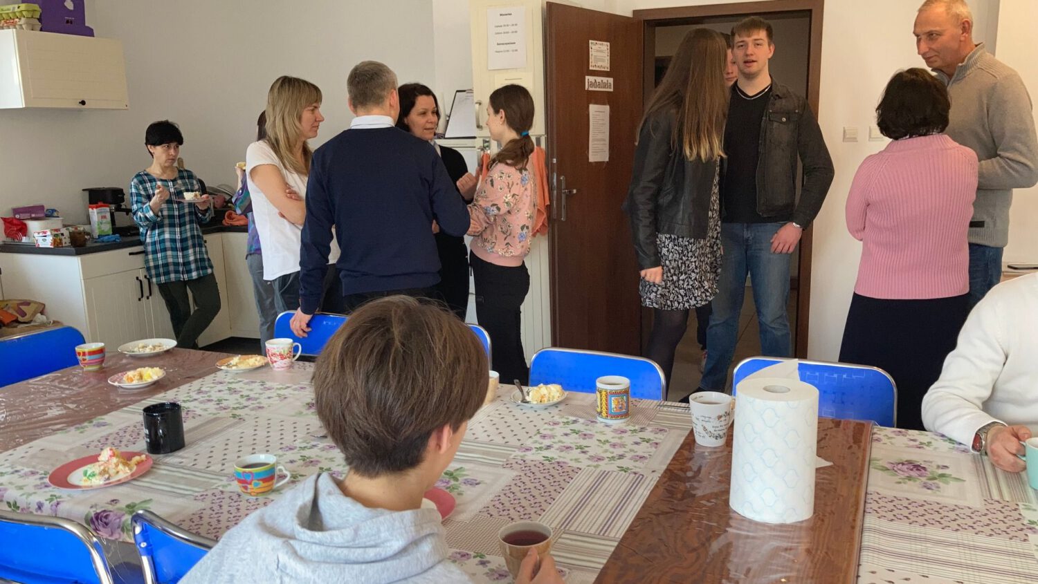 Bracia z Ukrainy w domu dla gości